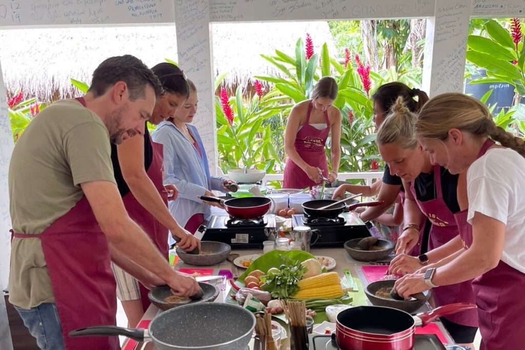 Anggrek Putih Lombok Cooking Class and Garden Tour at Daphne Homestay